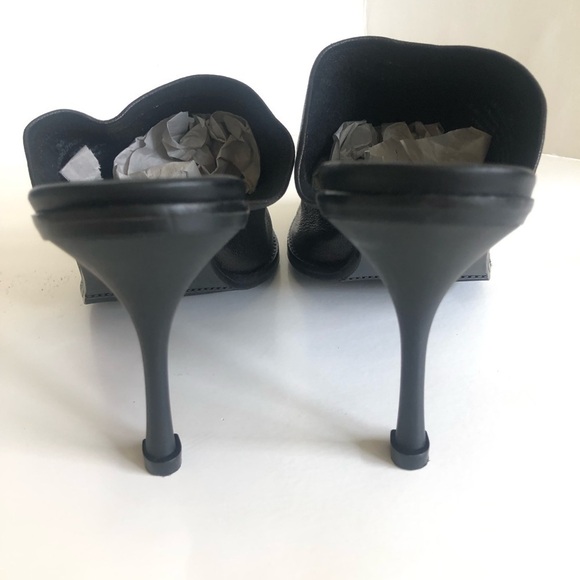 Free People Women’s Leila Stiletto Heeled Slouch Leather Mule Size 39/9 - Picture 5 of 13